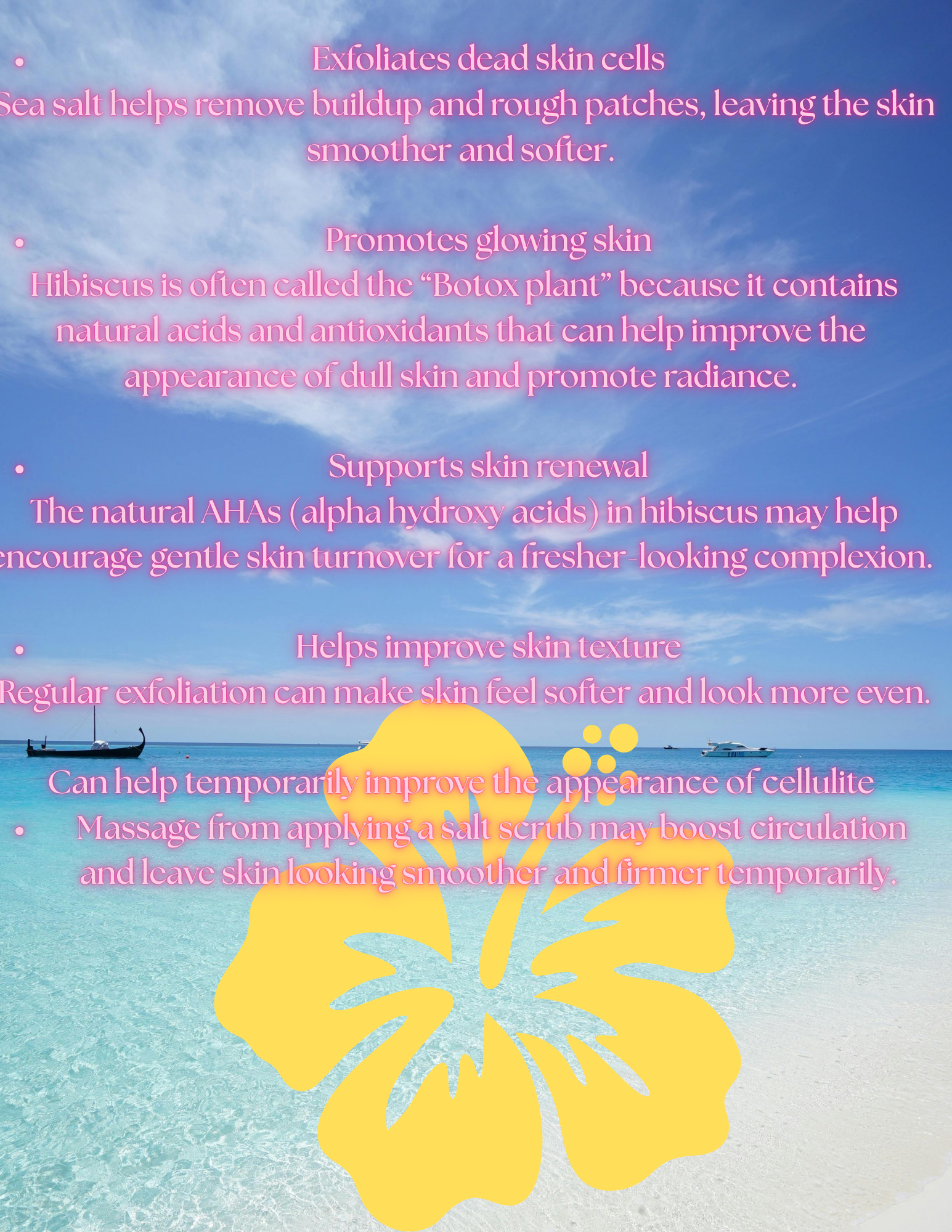 Hibiscus Salt Scrub