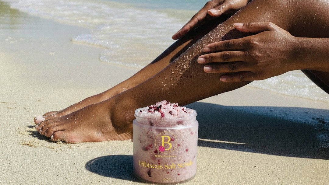 Hibiscus Salt Scrub